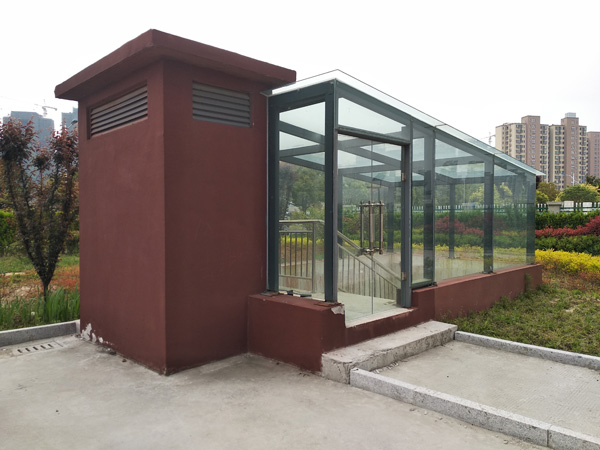 玻璃雨棚钢结构工程项目施工